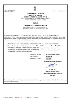 TICC-certification